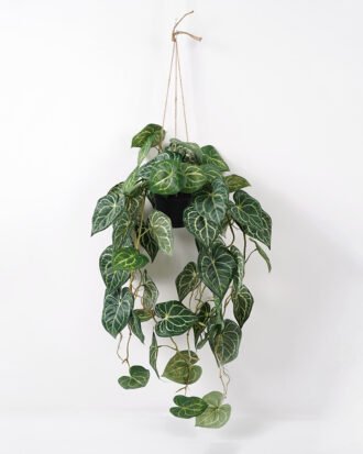 Artificial Plant 50*82CM Anthurium in pp pot with rope Hanging plant GS-14521058 Potted Flowers&Plants YeahFlower is one of Chinese leading OEM manufacturers and exporters , supplying the silk flowers, wholesale artificial trees