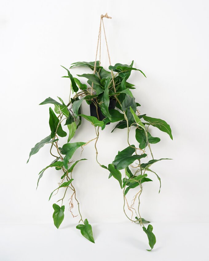 Artificial Plant 55*84CM Leaves in pp pot with rope Hanging plant GS-14521061 Potted Flowers&Plants YeahFlower is one of Chinese leading OEM manufacturers and exporters , supplying the silk flowers, wholesale artificial trees