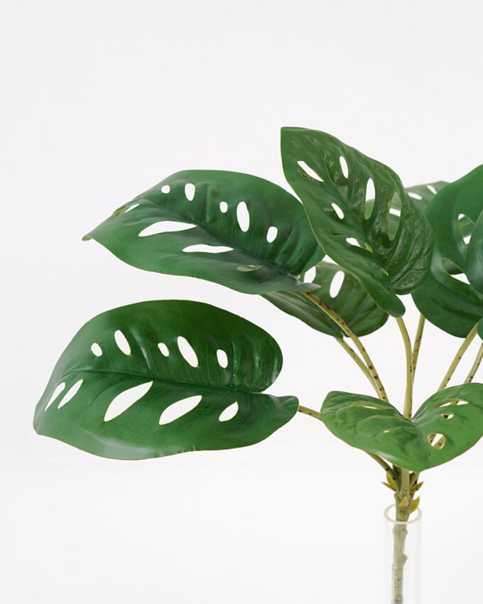 Artificial Plant 30*41CM Monstera bush/lvs9 Split Leaf GS-14521051 Leaves&Sprays&Foliages YeahFlower is one of Chinese leading OEM manufacturers and exporters , supplying the silk flowers, wholesale artificial trees