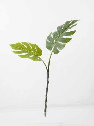 Artificial Plant 42*63CM Monstera spray green fake leaf GS-06021009 Leaves&Sprays&Foliages 3,000+ sqm showroom with thousands of artificial flowers, plants & trees ready for global sourcing.