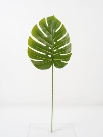 Artificial Plant 19*59CM Single monstera leaf green fake leaf GS-06021003 Leaves&Sprays&Foliages 3,000+ sqm showroom with thousands of artificial flowers, plants & trees ready for global sourcing.