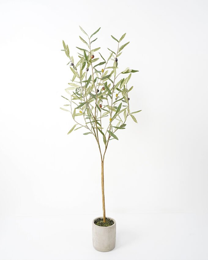 Artificial Tree Olive in cement pot Faux trees GS-63321020_2 Artificial Tree 55*50*120cm Olive in cement pot Faux trees GS-63321020 Tree&Plant YeahFlower is one of Chinese leading OEM manufacturers and exporters , supplying the silk flowers, wholesale artificial trees