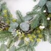 Artificial Flower 15*60cm Christmas wreath GS-30421011 Christmas Item YeahFlower is one of Chinese leading OEM manufacturers and exporters , supplying the silk flowers, wholesale artificial trees
