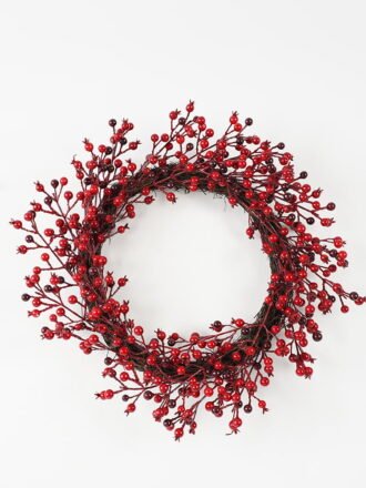 Artificial Flower 10*60cm Christmas wreath GS-30421013 Christmas Item 3,000+ sqm showroom with thousands of artificial flowers, plants & trees ready for global sourcing.