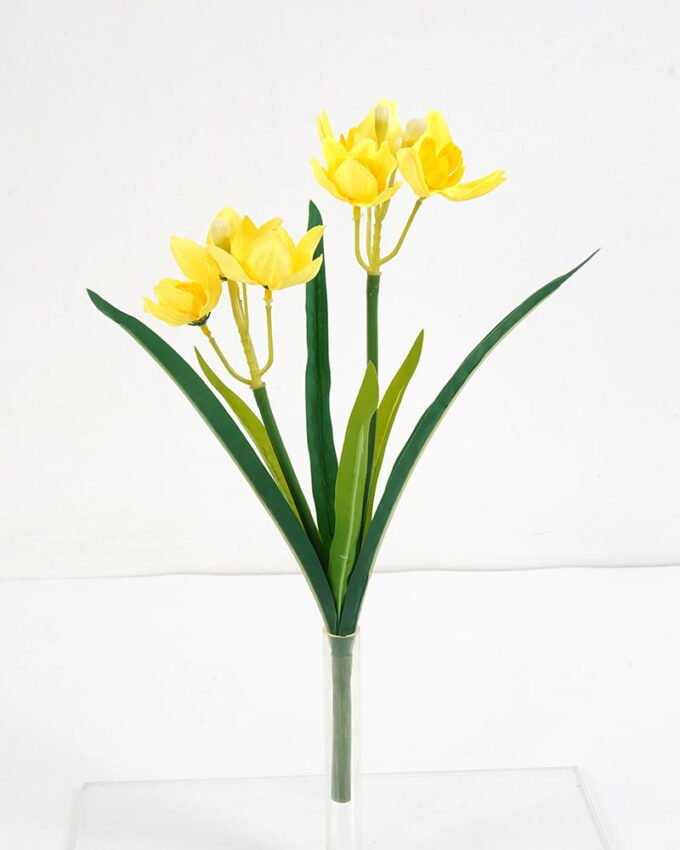 Artificial Flower Daffodil bush 2 GS-65121002_5 Artificial Flower 15*37CM Daffodil bush*2 GS-65121002 Flowers Bush YeahFlower is one of Chinese leading OEM manufacturers and exporters , supplying the silk flowers, wholesale artificial trees