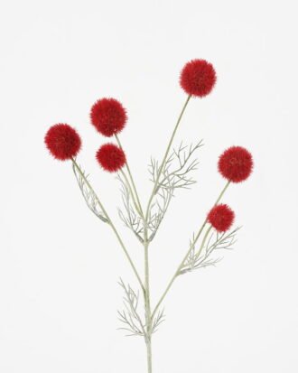 Artificial Flower 12*58cm Danish Crystal Ball spray*6 GS-26221059 Single Flowers YeahFlower is one of Chinese leading OEM manufacturers and exporters , supplying the silk flowers, wholesale artificial trees