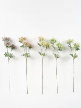 Artificial Flower 20*75cm Flocky 4-season flower  Spray*3 GS-29921001-Z1 Single Flowers 3,000+ sqm showroom with thousands of artificial flowers, plants & trees ready for global sourcing.