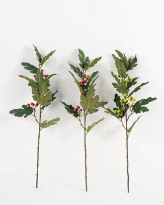 Artificial Flower 25*62cm Fruit spray*3 GS-57721017 Single Flowers YeahFlower is one of Chinese leading OEM manufacturers and exporters , supplying the silk flowers, wholesale artificial trees