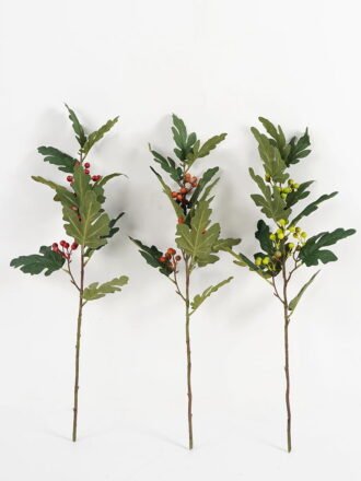 Artificial Flower 18*62cm Fruit spray*3 GS-57721018 Single Flowers 3,000+ sqm showroom with thousands of artificial flowers, plants & trees ready for global sourcing.