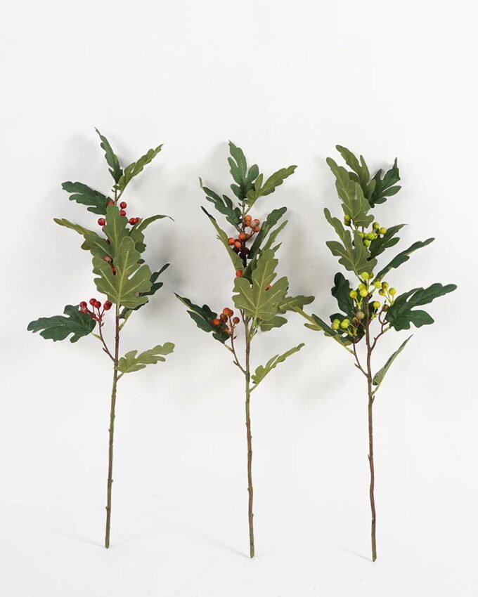 Artificial Flower 25*62cm Fruit spray*3 GS-57721017 Single Flowers YeahFlower is one of Chinese leading OEM manufacturers and exporters , supplying the silk flowers, wholesale artificial trees