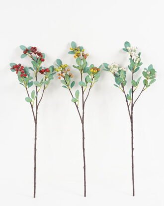 Artificial Flower 18*62cm Fruit spray*3 GS-57721018 Single Flowers YeahFlower is one of Chinese leading OEM manufacturers and exporters , supplying the silk flowers, wholesale artificial trees