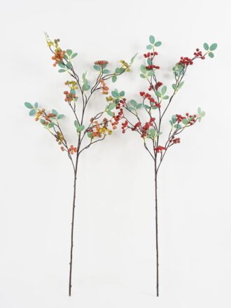 Artificial Flower 22*56cm Fruit spur spray*7 GS-57721020 Single Flowers 3,000+ sqm showroom with thousands of artificial flowers, plants & trees ready for global sourcing.
