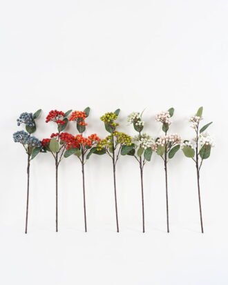 Artificial Flower 22*56cm Fruit spur spray*7 GS-57721020 Single Flowers YeahFlower is one of Chinese leading OEM manufacturers and exporters , supplying the silk flowers, wholesale artificial trees