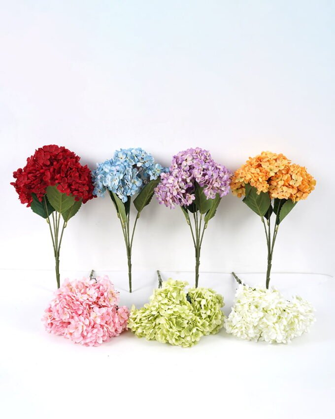 Artificial Flower 25*25*48CM Hydrange spray*5 GS-62421002 Flowers Bush YeahFlower is one of Chinese leading OEM manufacturers and exporters , supplying the silk flowers, wholesale artificial trees