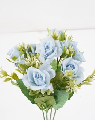 Artificial Flower 18*31cm Little Rose Bush*5 GS-29921014 Flowers Bush YeahFlower is one of Chinese leading OEM manufacturers and exporters , supplying the silk flowers, wholesale artificial trees