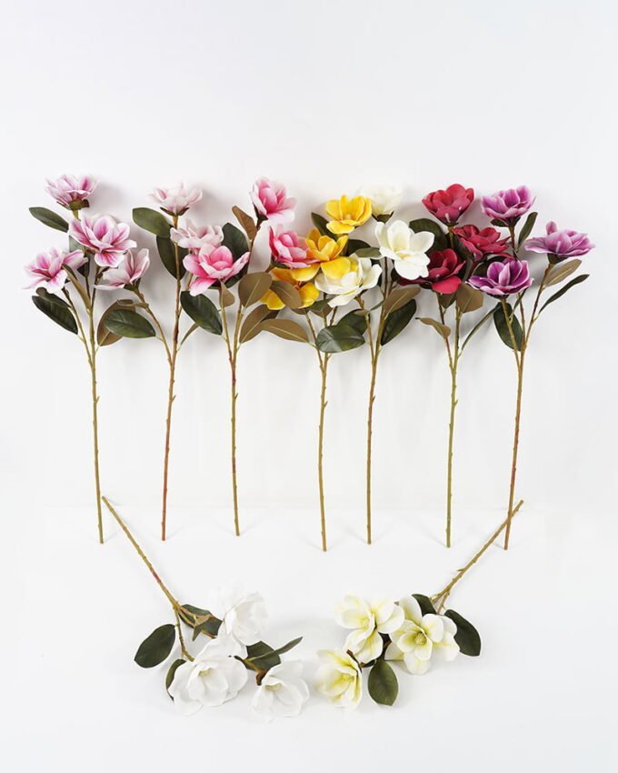 Artificial Flower 26*80cm Mangnolia spray*3 GS-64921004 Single Flowers YeahFlower is one of Chinese leading OEM manufacturers and exporters , supplying the silk flowers, wholesale artificial trees