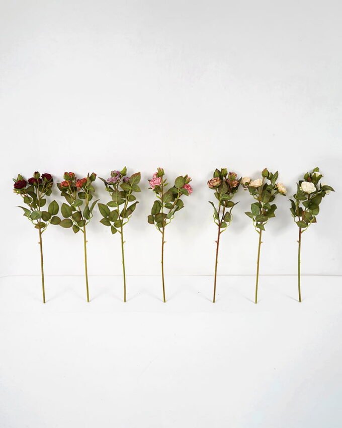 Artificial Flower 12*12*42CM Mini Rose spray*5 GS-62421005-P2 Single Flowers YeahFlower is one of Chinese leading OEM manufacturers and exporters , supplying the silk flowers, wholesale artificial trees