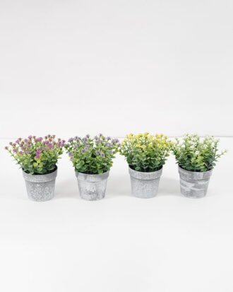 Artificial Flower 12*15CM Mini flower in PE pot GS-05521063 Potted Flowers&Plants YeahFlower is one of Chinese leading OEM manufacturers and exporters , supplying the silk flowers, wholesale artificial trees