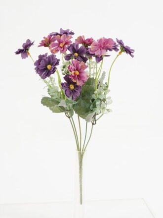 Artificial Flower 18*32cm Rose Bush*5 GS-29921022-Y1 Flowers Bush 3,000+ sqm showroom with thousands of artificial flowers, plants & trees ready for global sourcing.