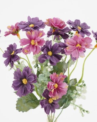 Artificial Flower 17*32cm Mum Bush*5 GS-29921023-Z1 Flowers Bush YeahFlower is one of Chinese leading OEM manufacturers and exporters , supplying the silk flowers, wholesale artificial trees