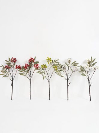 Artificial Flower 40*106cm Apple spray*3 GS-57721015 Flowers Bush 3,000+ sqm showroom with thousands of artificial flowers, plants & trees ready for global sourcing.