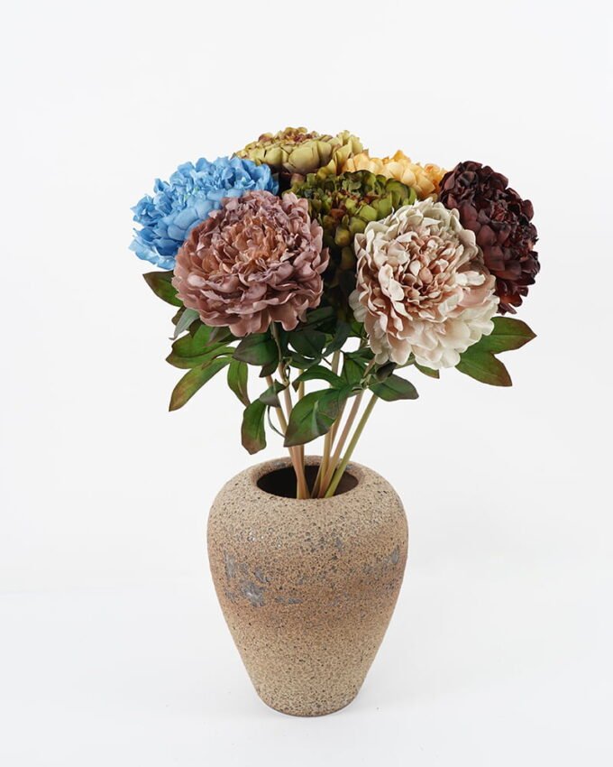 Artificial Flower 24*74cm Peony single stem GS-26221066 Single Flowers YeahFlower is one of Chinese leading OEM manufacturers and exporters , supplying the silk flowers, wholesale artificial trees