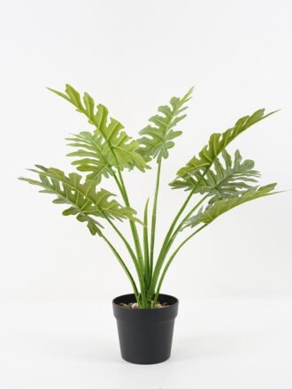 Artificial Flower 63*62cm Monstera  leaf in pp pot GS-06021026 Potted Flowers&Plants 3,000+ sqm showroom with thousands of artificial flowers, plants & trees ready for global sourcing.