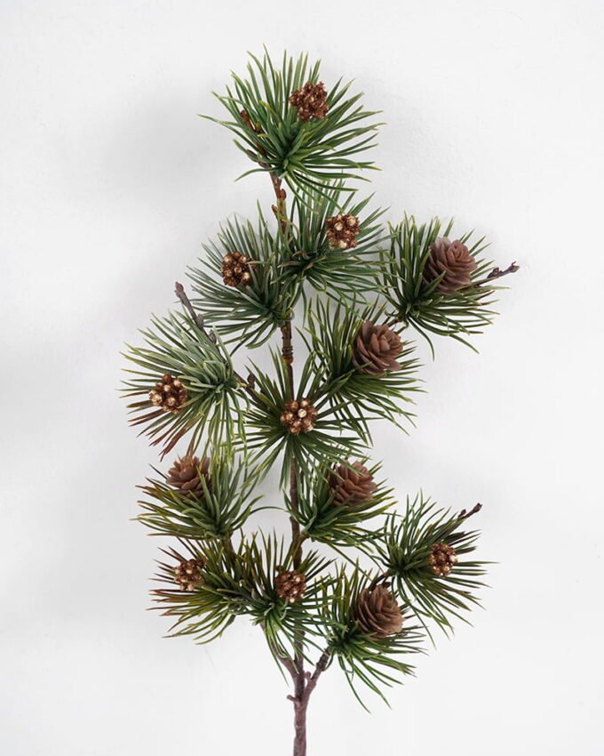 Artificial Flower Pine needle spray GS-57721023_3 Artificial Flower 15*51cm Pine needle spray GS-57721023 Single Flowers YeahFlower is one of Chinese leading OEM manufacturers and exporters , supplying the silk flowers, wholesale artificial trees