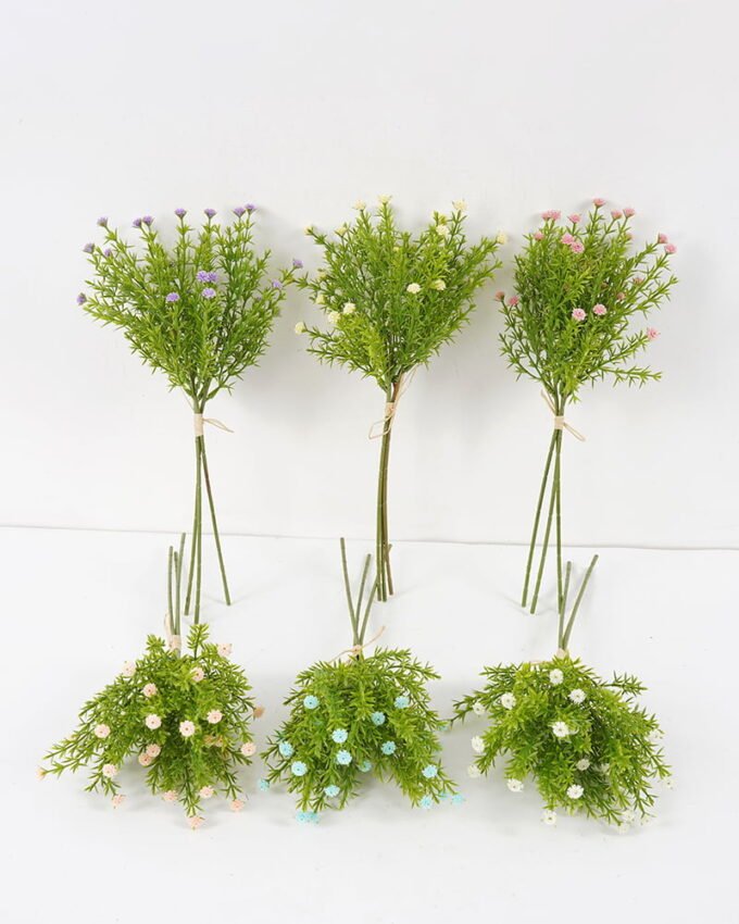 Artificial Flower Plastic Mini flower bouquet *3 GS-05521055 Bouquet YeahFlower is one of Chinese leading OEM manufacturers and exporters , supplying the silk flowers, wholesale artificial trees