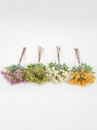 Artificial Flower Plastic Mini flower bouquet *3 GS-05521055 Bouquet 3,000+ sqm showroom with thousands of artificial flowers, plants & trees ready for global sourcing.