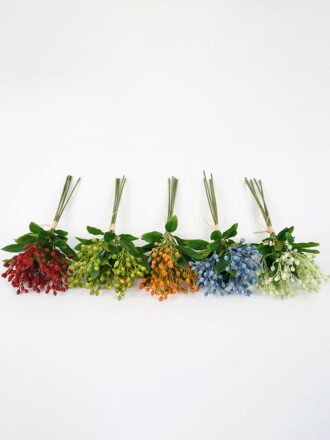 Artificial Flower Plastic Mini flower bouquet *3 GS-05521046 Single Flowers 3,000+ sqm showroom with thousands of artificial flowers, plants & trees ready for global sourcing.