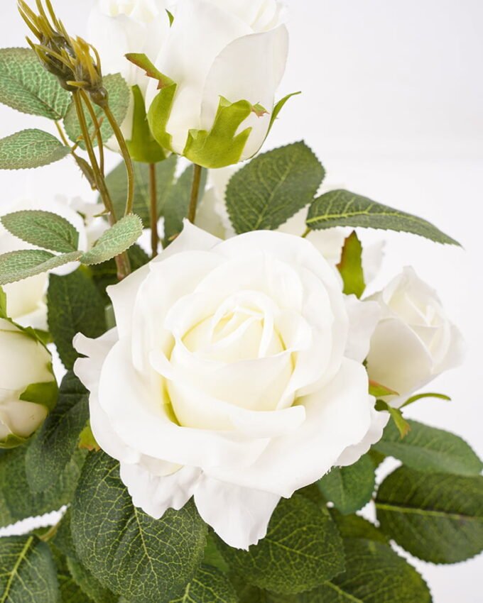 Artificial Flower 30*43cm Rose*7 in pp pot GS-06021014 Potted Flowers&Plants YeahFlower is one of Chinese leading OEM manufacturers and exporters , supplying the silk flowers, wholesale artificial trees