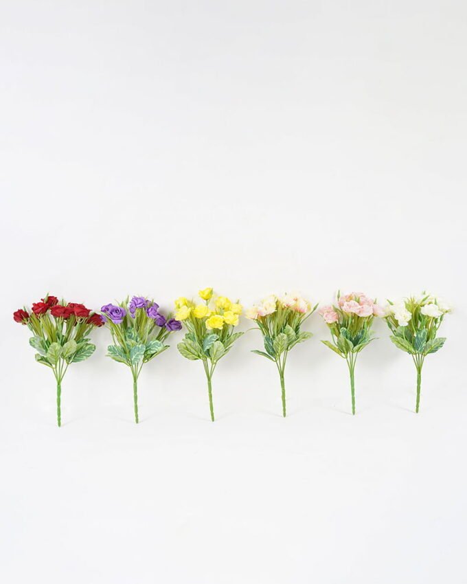 Artificial Flower 19*30cm Rose Bush*10 GS-29921032-R1 Flowers Bush 3,000+ sqm showroom with thousands of artificial flowers, plants & trees ready for global sourcing.
