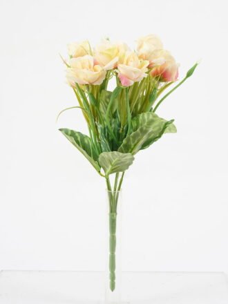 Artificial Flower 19*30cm Rose Bush*10 GS-29921032-R1 Flowers Bush 3,000+ sqm showroom with thousands of artificial flowers, plants & trees ready for global sourcing.