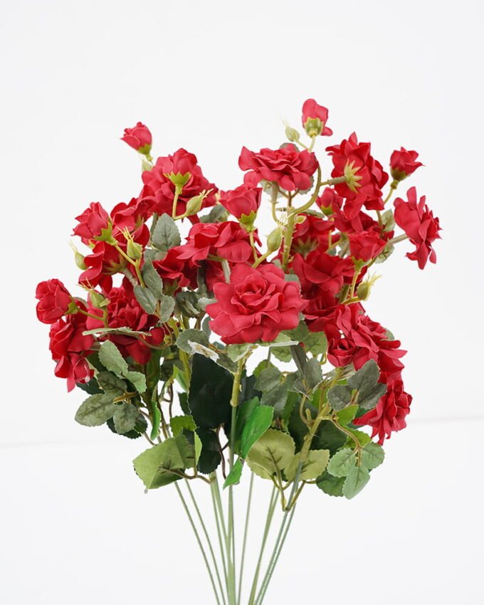 Artificial Flower 22*48cm Rose Bush*12 GS-29921027-R1 Flowers Bush YeahFlower is one of Chinese leading OEM manufacturers and exporters , supplying the silk flowers, wholesale artificial trees
