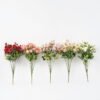 Artificial Flower 22*48cm Rose Bush*12 GS-29921027-R1 Flowers Bush YeahFlower is one of Chinese leading OEM manufacturers and exporters , supplying the silk flowers, wholesale artificial trees