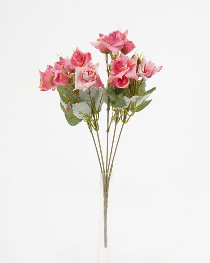 Artificial Flower 18*32cm Rose Bush*5 GS-29921022-R1 Flowers Bush YeahFlower is one of Chinese leading OEM manufacturers and exporters , supplying the silk flowers, wholesale artificial trees