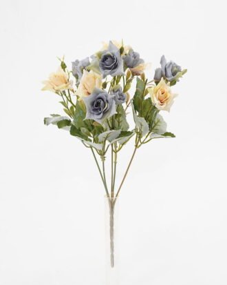 Artificial Flower 18*32cm Rose Bush*5 GS-29921022-Y1 Flowers Bush YeahFlower is one of Chinese leading OEM manufacturers and exporters , supplying the silk flowers, wholesale artificial trees