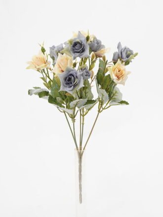 Artificial Flower 18*32cm Rose Bush*5 GS-29921022-R1 Flowers Bush 3,000+ sqm showroom with thousands of artificial flowers, plants & trees ready for global sourcing.