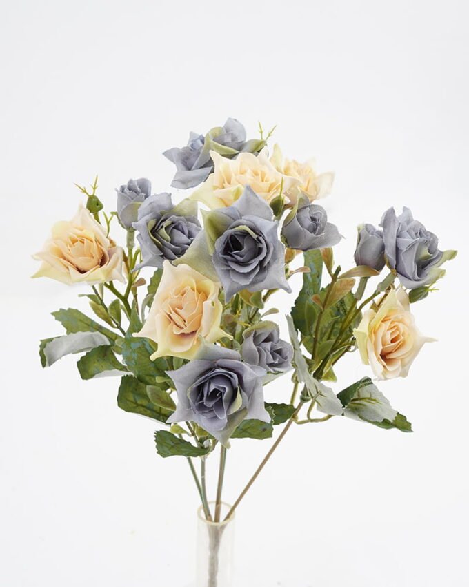 Artificial Flower 18*32cm Rose Bush*5 GS-29921022-Y1 Flowers Bush YeahFlower is one of Chinese leading OEM manufacturers and exporters , supplying the silk flowers, wholesale artificial trees