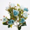 Artificial Flower 13*28cm Rose Bush*5 GS-29921028-B1 Flowers Bush YeahFlower is one of Chinese leading OEM manufacturers and exporters , supplying the silk flowers, wholesale artificial trees