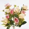 Artificial Flower 13*28cm Rose Bush*5 GS-29921028-P2 Flowers Bush 3,000+ sqm showroom with thousands of artificial flowers, plants & trees ready for global sourcing.