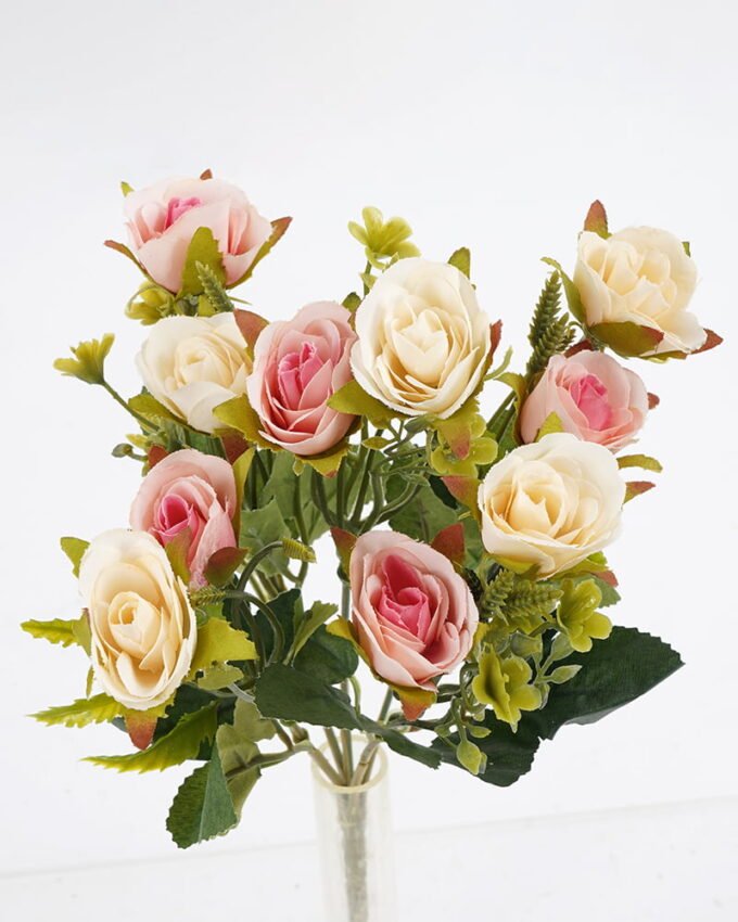 Artificial Flower 13*28cm Rose Bush*5 GS-29921028-P2 Flowers Bush 3,000+ sqm showroom with thousands of artificial flowers, plants & trees ready for global sourcing.