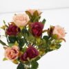 Artificial Flower 13*28cm Rose Bush*5 GS-29921028-R1 Flowers Bush 3,000+ sqm showroom with thousands of artificial flowers, plants & trees ready for global sourcing.
