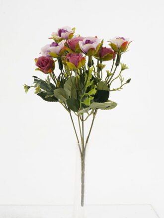 Artificial Flower 13*28cm Rose Bush*5 GS-29921028-R1 Flowers Bush 3,000+ sqm showroom with thousands of artificial flowers, plants & trees ready for global sourcing.