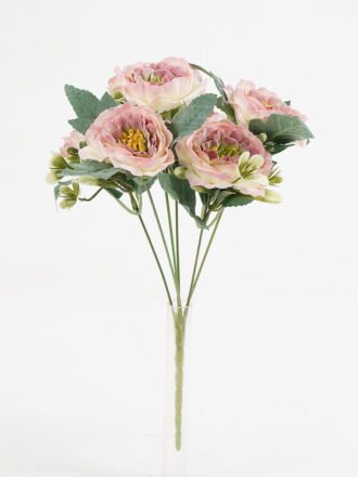 Artificial Flower 19*30cm Rose Bush*6 GS-29921020-B1 Flowers Bush 3,000+ sqm showroom with thousands of artificial flowers, plants & trees ready for global sourcing.