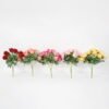 Artificial Flower 28*28*35CM Rose x5 x2 GS-62421001 Flowers Bush YeahFlower is one of Chinese leading OEM manufacturers and exporters , supplying the silk flowers, wholesale artificial trees