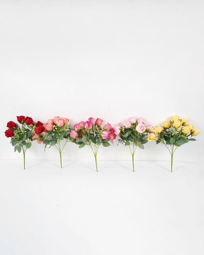 Artificial Flower 28*28*35CM Rose x5 x2 GS-62421001 Flowers Bush YeahFlower is one of Chinese leading OEM manufacturers and exporters , supplying the silk flowers, wholesale artificial trees