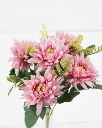 Artificial Flower 20*30cm Seoul Mum Bush*5 GS-29921021-P2 Flowers Bush YeahFlower is one of Chinese leading OEM manufacturers and exporters , supplying the silk flowers, wholesale artificial trees