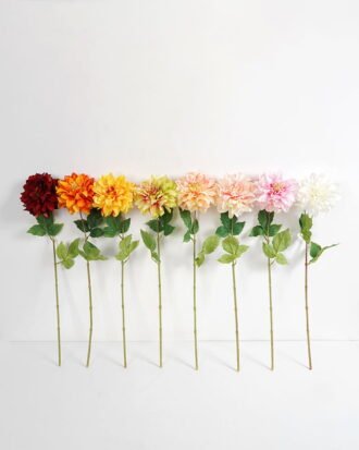 Artificial Flower 14*14*60CM  Singel Dahlia GS-64421009 Single Flowers YeahFlower is one of Chinese leading OEM manufacturers and exporters , supplying the silk flowers, wholesale artificial trees